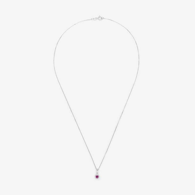 Colgante “Rubí Precioso” Diamantes: 0,03 ct/11 y Rubí: 0,16 ct/1