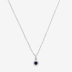 "Precious Sapphire" Pendant Diamonds: 0.03Ct/11 Sapphire: 0.16Ct/1 - White Gold