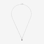 "Precious Sapphire" Pendant Diamonds: 0.03Ct/11 Sapphire: 0.16Ct/1 - White Gold