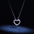 Pendentif "Joli Coeur Pm"  Diamant :0,07Ct/24 - Or Blanc 375/1000