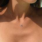 Pendentif "Joli Coeur Pm"  Or Blanc Diamant :0,07Ct/24 - Or Blanc