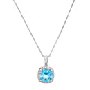 Pendentif "Delicate Topaze" Diamant 0,08/28 ; Topaze
