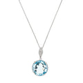 Pendentif "Topaze Bubble" Diamant 0,02/6 Topaze 1