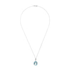 Pendentif "Topaze Bubble" Diamant 0,02/6 Topaze 1
