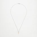 Pendentif "Luliwa" Diamants 0,02Ct/6 Perle 7,5Mm - Or Blanc 375/1000