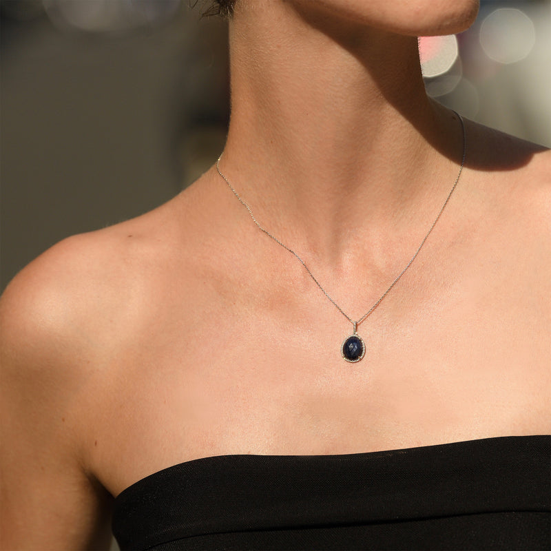 Pendentif "Bermudes Nouvelles" - Or Blanc 375/1000