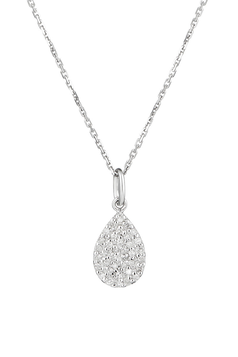 Pendentif "Goutte De Pluie" Diamants 0,11Ct/37