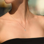 Pendentif "Goutte De Pluie" Diamants 0,11Ct/37