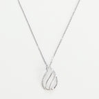 Pendentif "Arabesque Drop" Diamants 0,09Ct/27