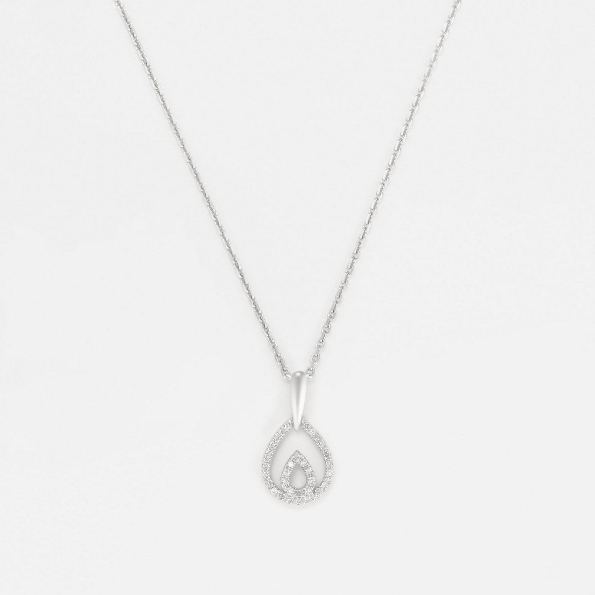 Pendentif "Shiloh" D0,12/33 - Or Blanc