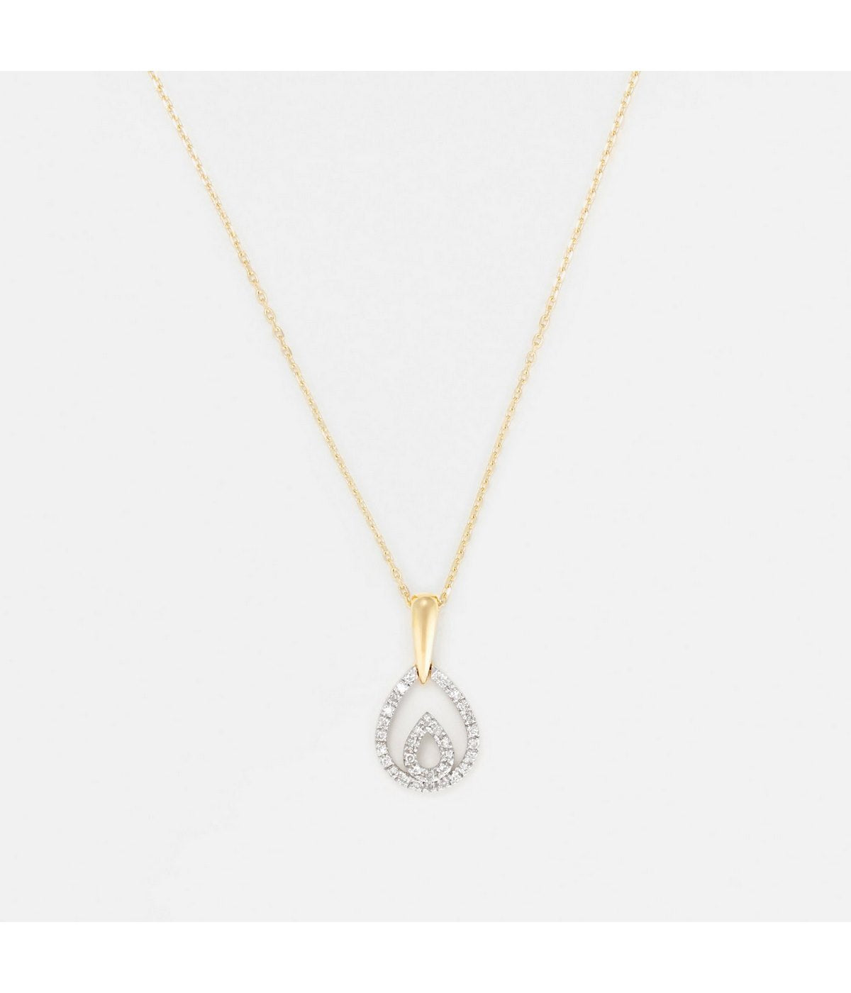 "Shiloh" Pendant - D0.12/33 - Yellow Gold