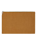 Pochette en lin Bronze liseré Kaki 5773