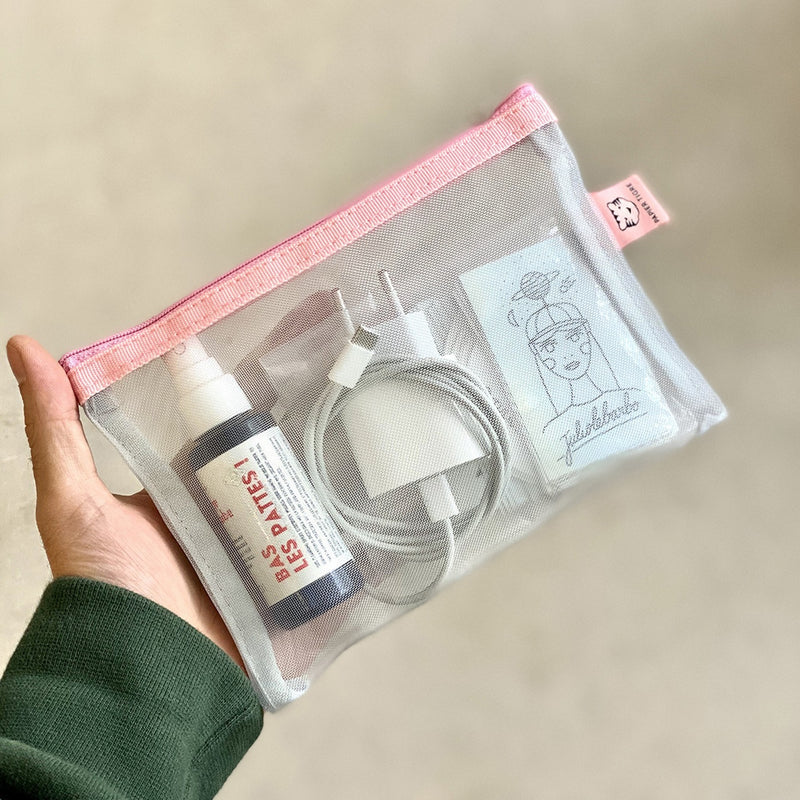 Pochette Mesh S - Bubblegum