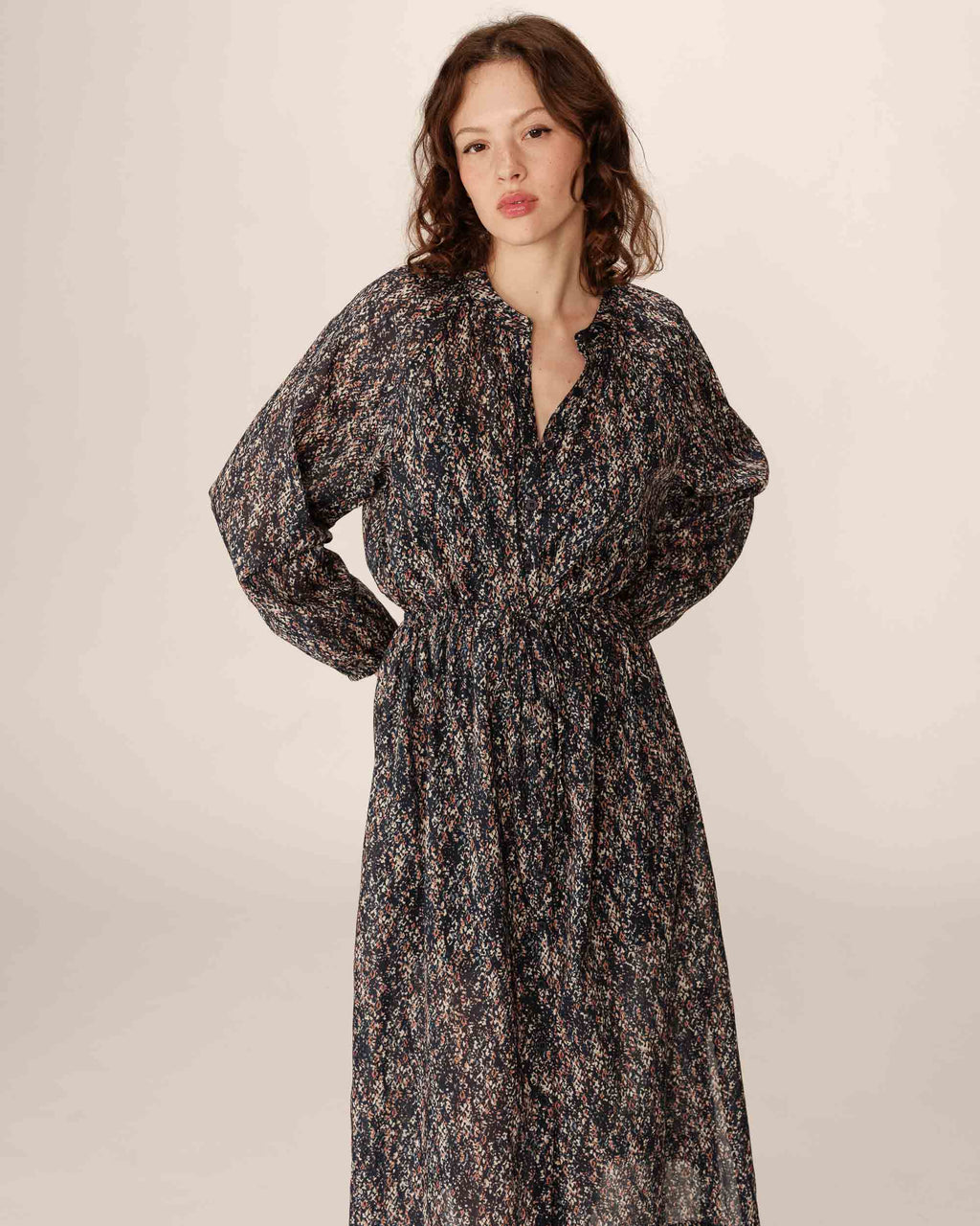 Robe Longue Poder - Marine