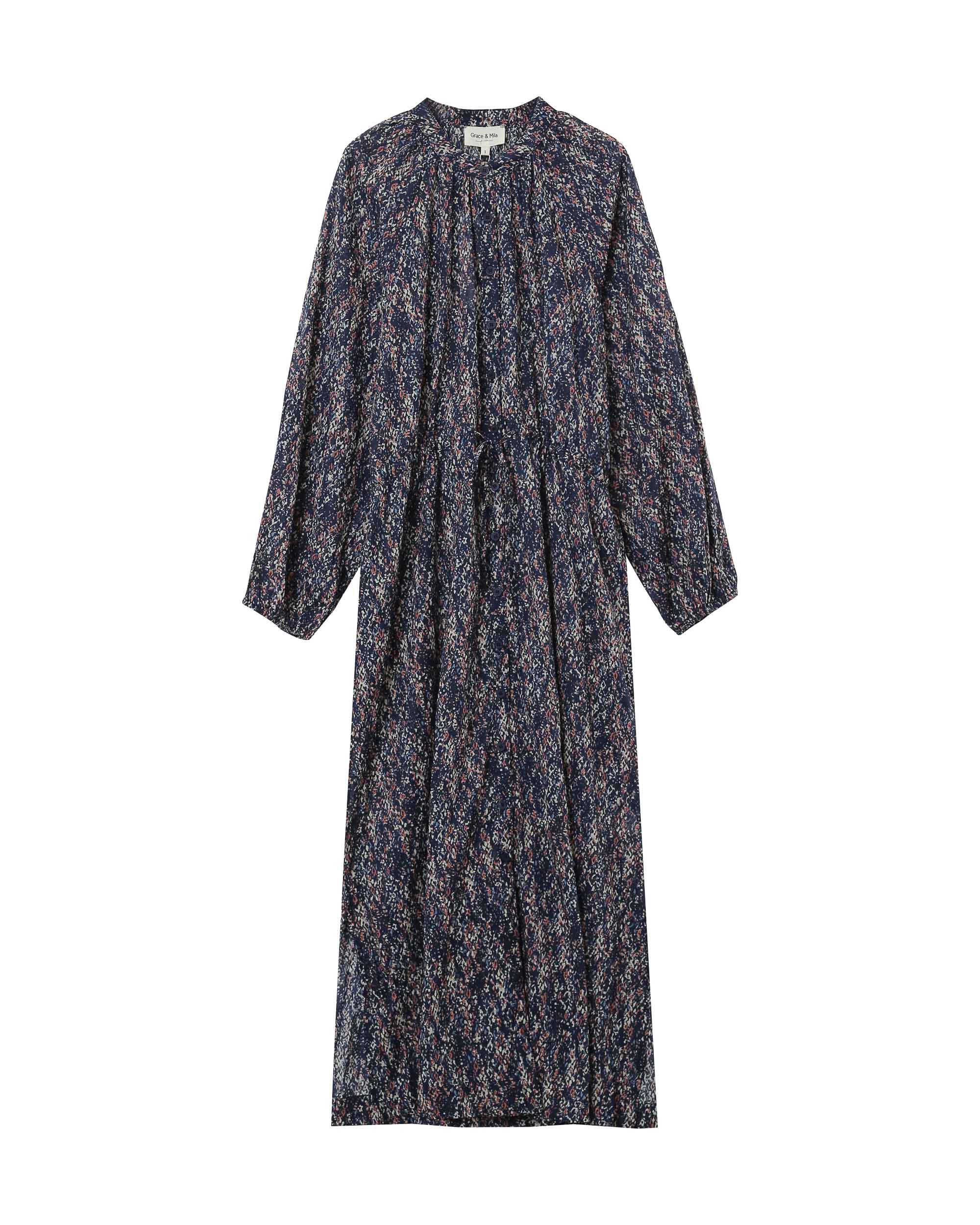 Robe Longue Poder - Marine