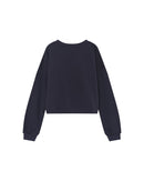 Sudadera corta extragrande azul marino Podium