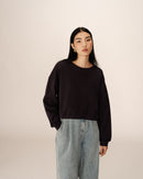 Sudadera corta extragrande azul marino Podium