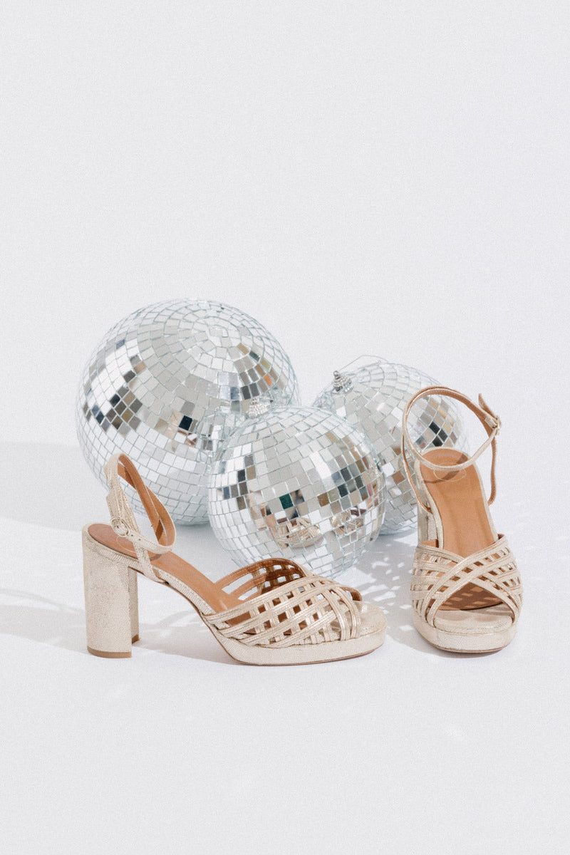 Poemy Shoes - Gold