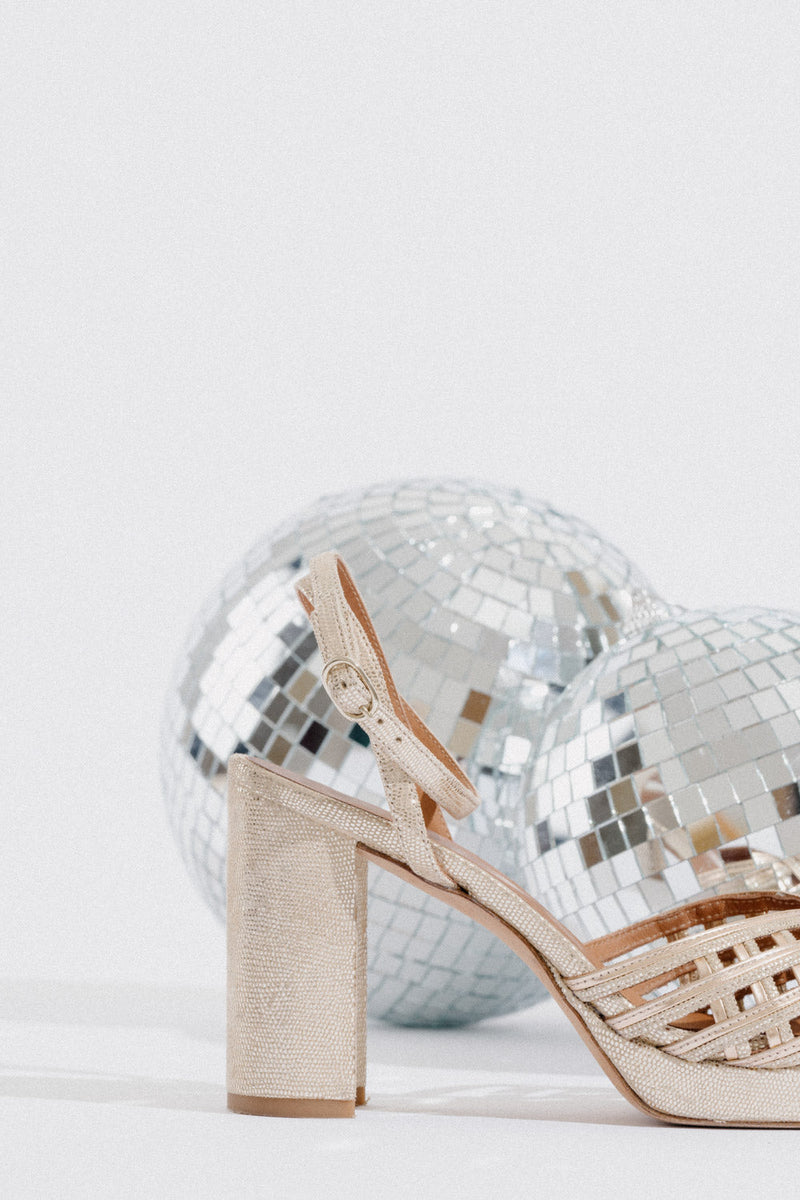 Poemy Shoes - Gold