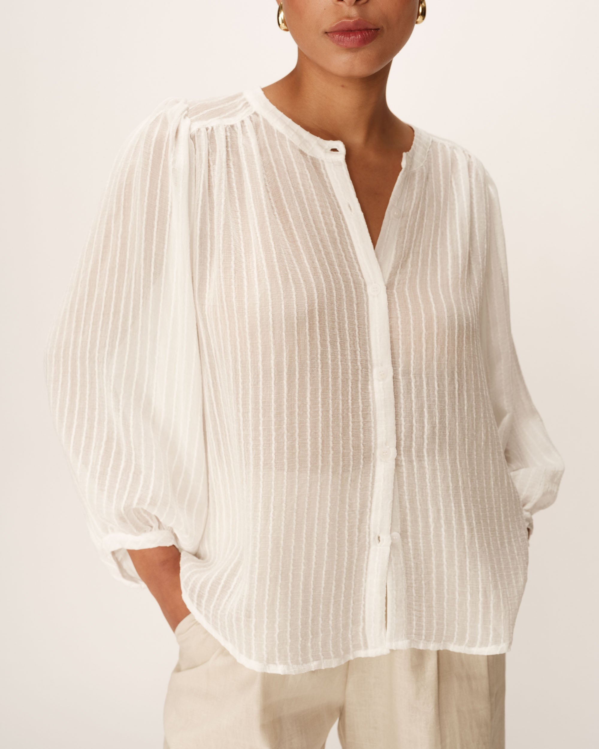 Blouse Poesie - Ecru