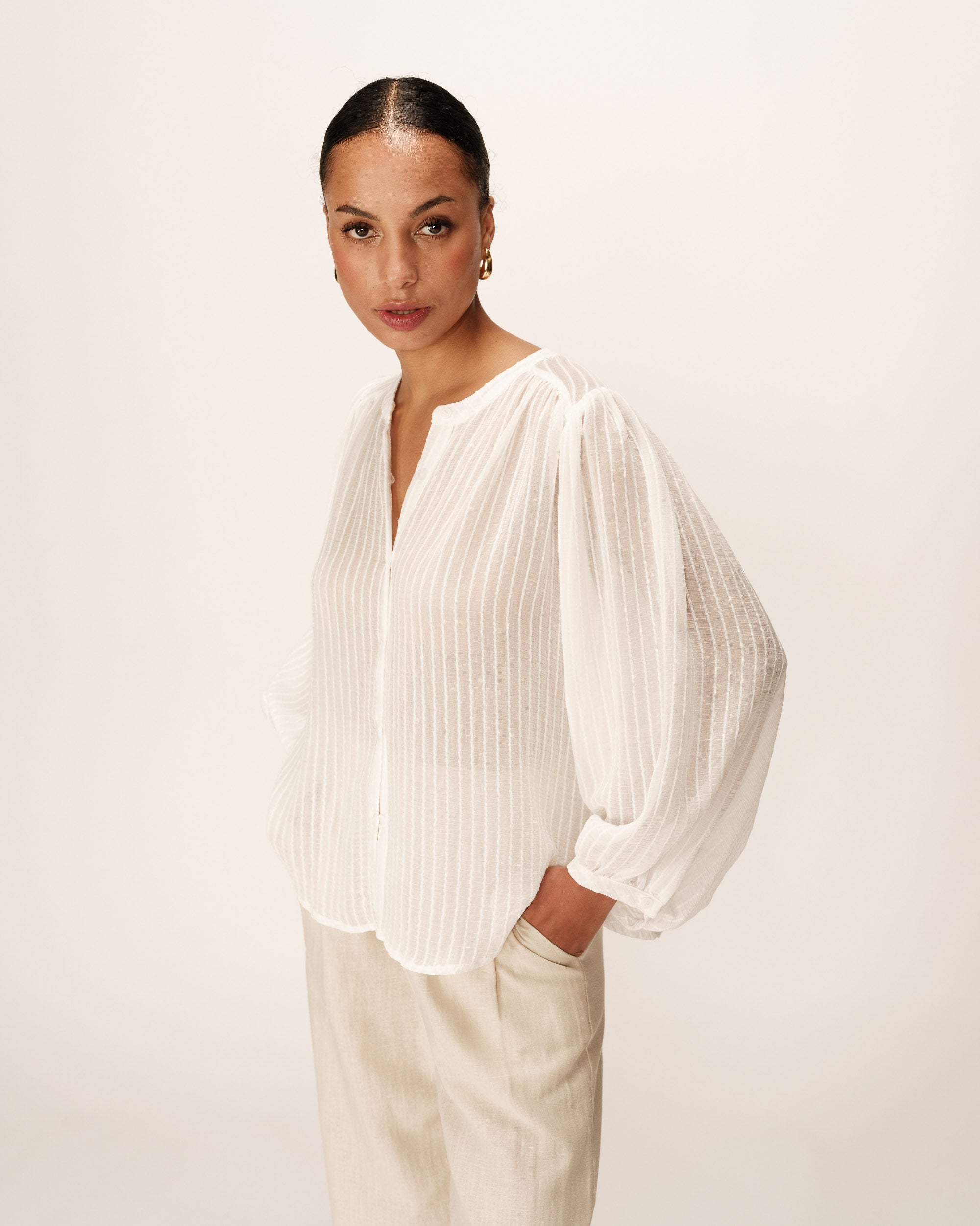 Blouse Poesie - Ecru
