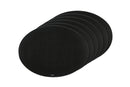 Set De Table Ovale - 6 Pièces - Feutre Recyclé Noir
