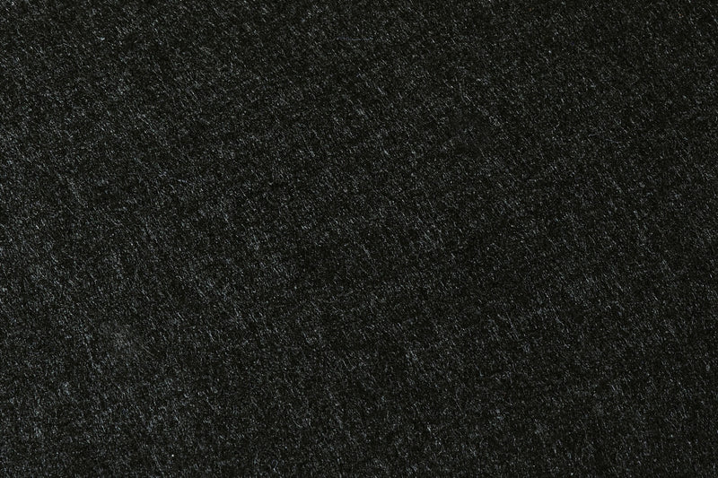 Set De Table Ovale - 6 Pièces - Feutre Recyclé Noir