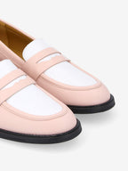 Calia Moc W - Baby Calf - Foster/White