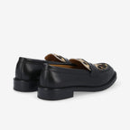 Calia Moc W - B.Calf/P.Animal - Black/Brown
