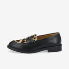 Calia Moc W - B.Calf/P.Animal - Black/Brown