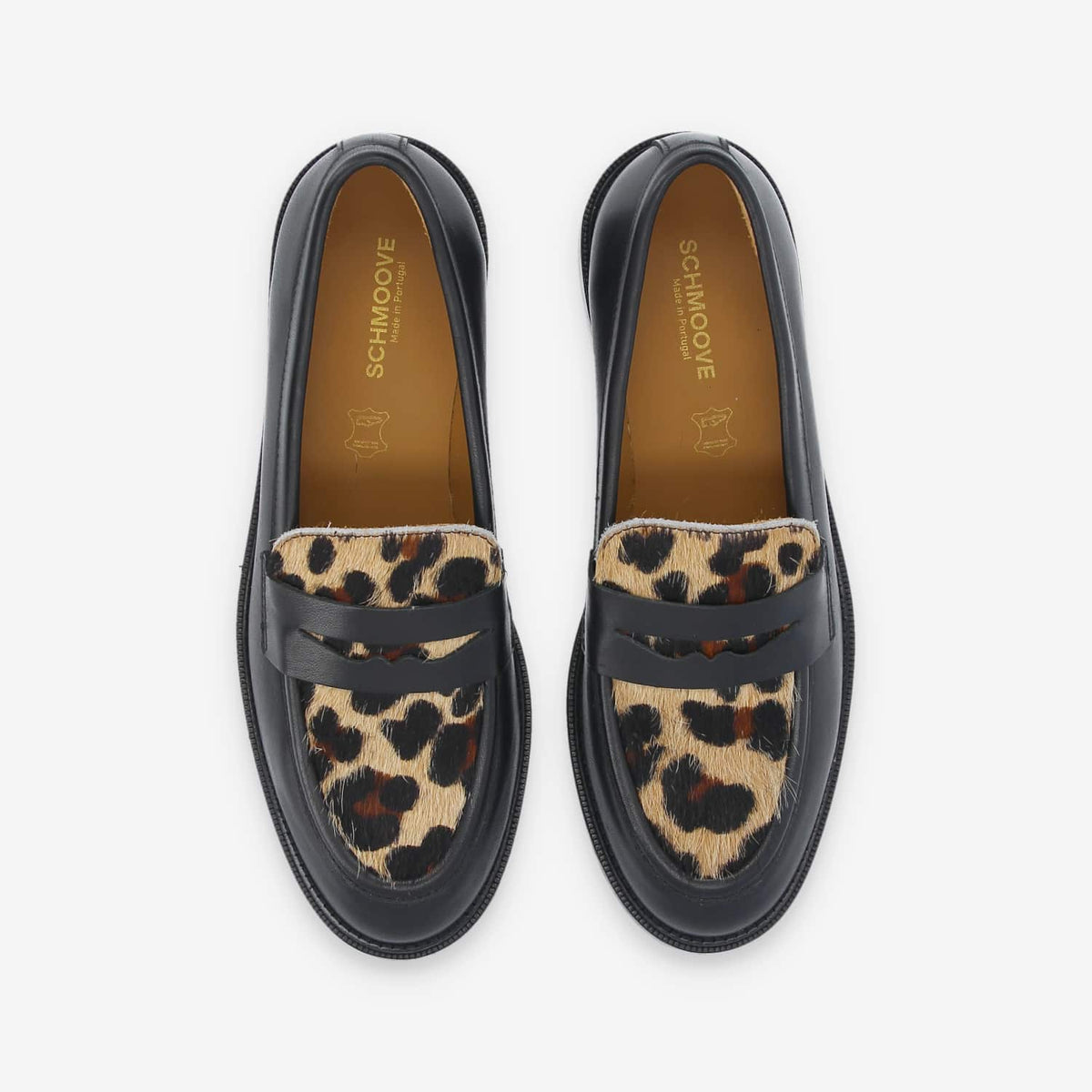 Calia Moc W - B.Calf/P.Animal - Black/Brown