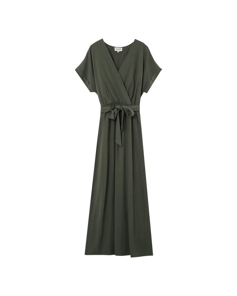 Vestido largo polen - Verde