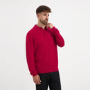 Pull Polo Long Sleeve 100% Merino - Pepper Red
