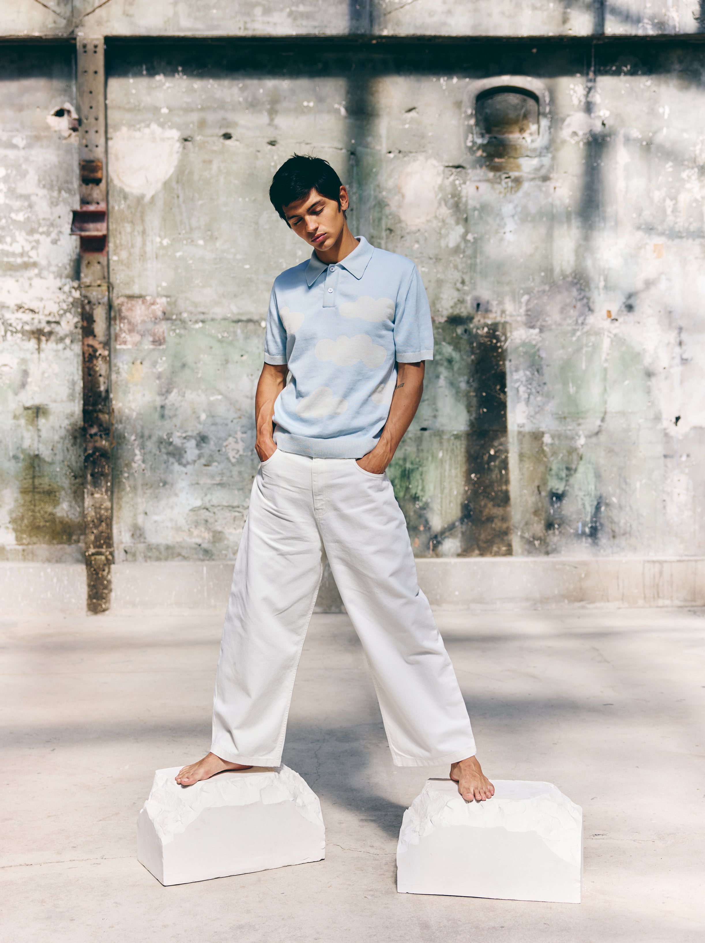 Polo unisex Nubes Cielo