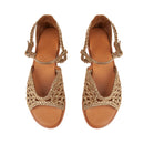 Couleur Pourpre - Sandales Polynesie - Or