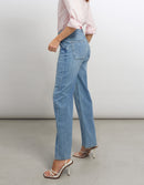 Reiko - Wide Pom Jeans - Denim V-365 - Woman