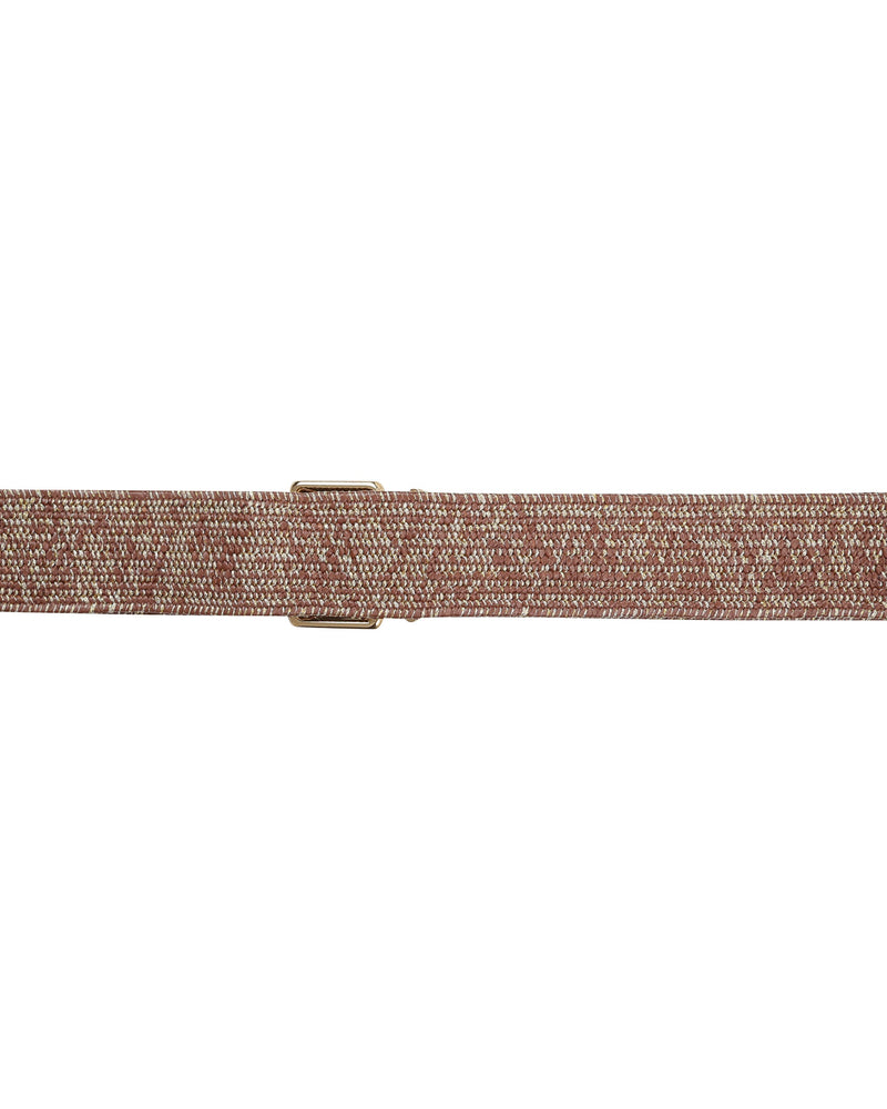 Cinturón tejido de manzano de chocolate