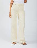 Pantalon Wide Pom Color - Milkshake - Femme