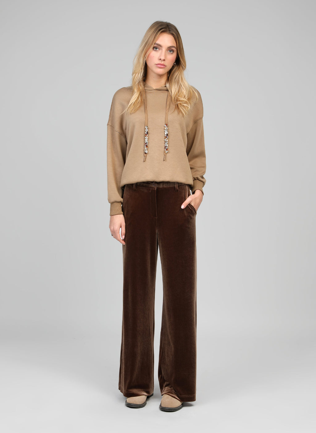 Pantalon Pontylane Noisette