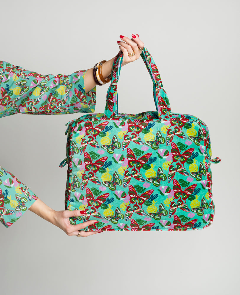 Weekend Bag Velvet - Holy bisquay