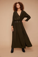 Vestido Popular - Caqui