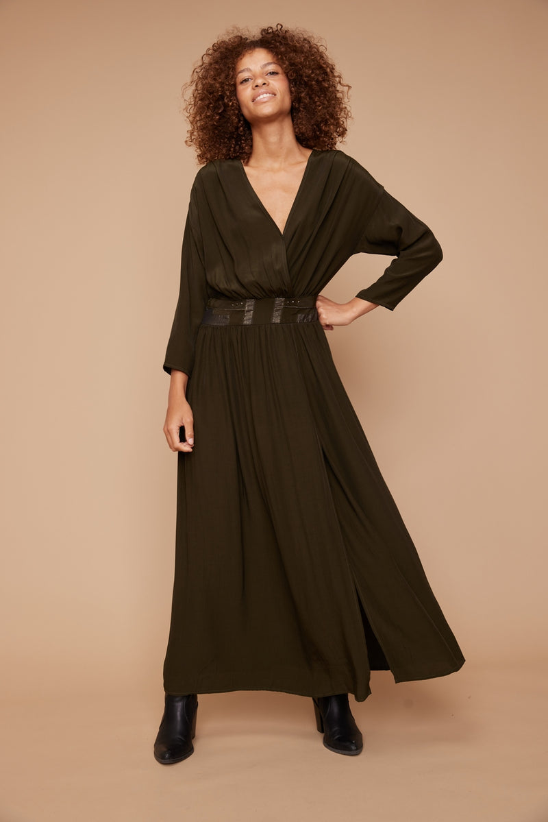 Vestido popular - Caqui