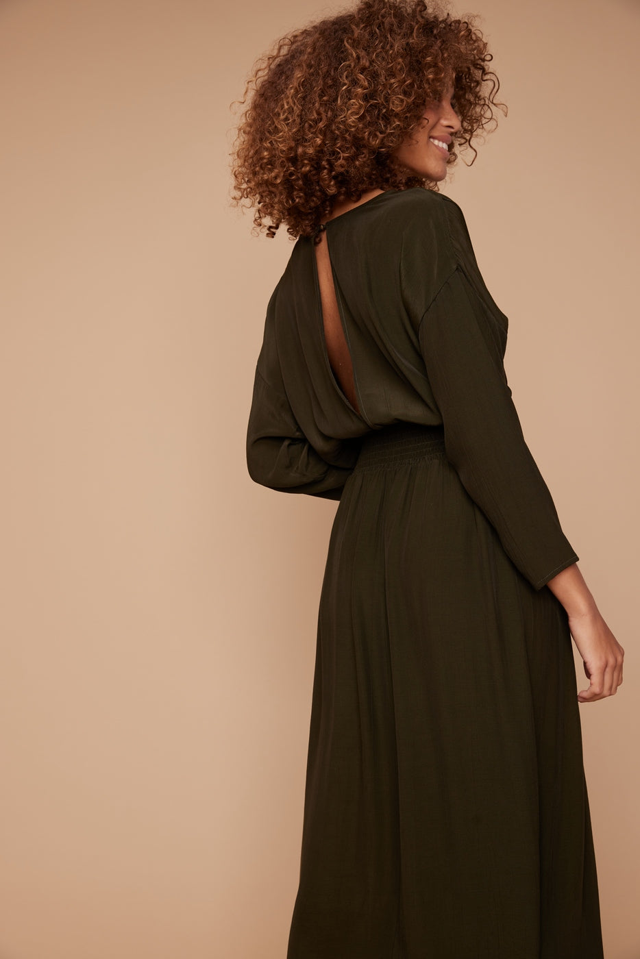 Vestido Popular - Caqui