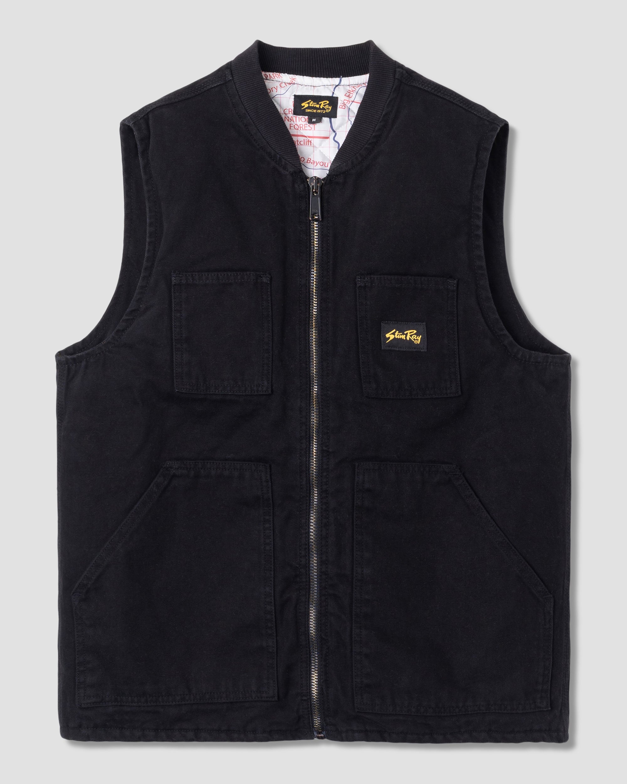 Pork Chop Vest - Washed Black Duck