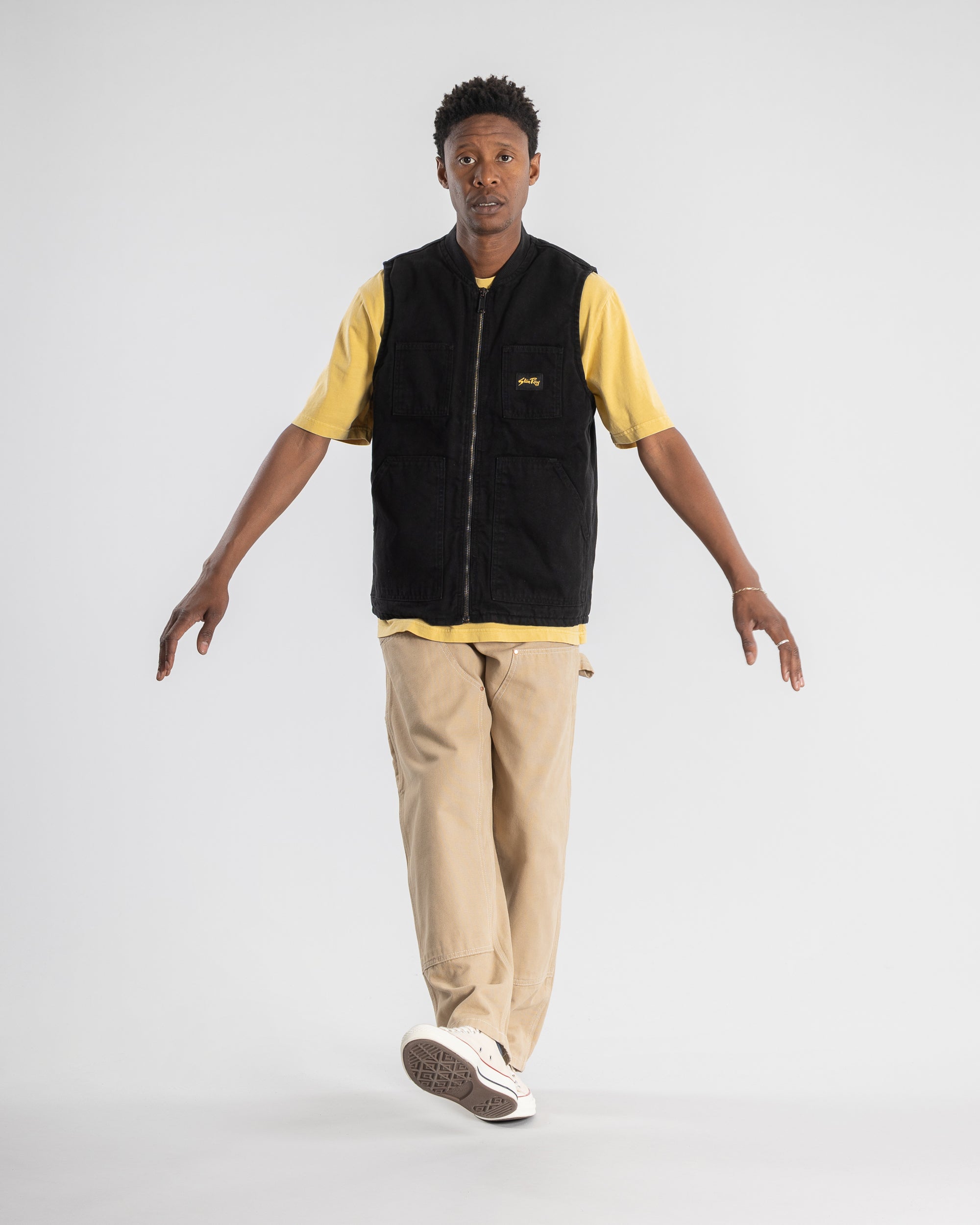 Pork Chop Vest - Washed Black Duck