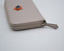 Fendi Beige Leather Zipped Wallet