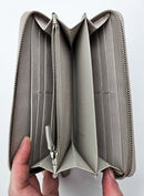 Fendi Beige Leather Zipped Wallet