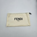 Fendi Beige Leather Zipped Wallet