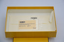 Fendi Beige Leather Zipped Wallet