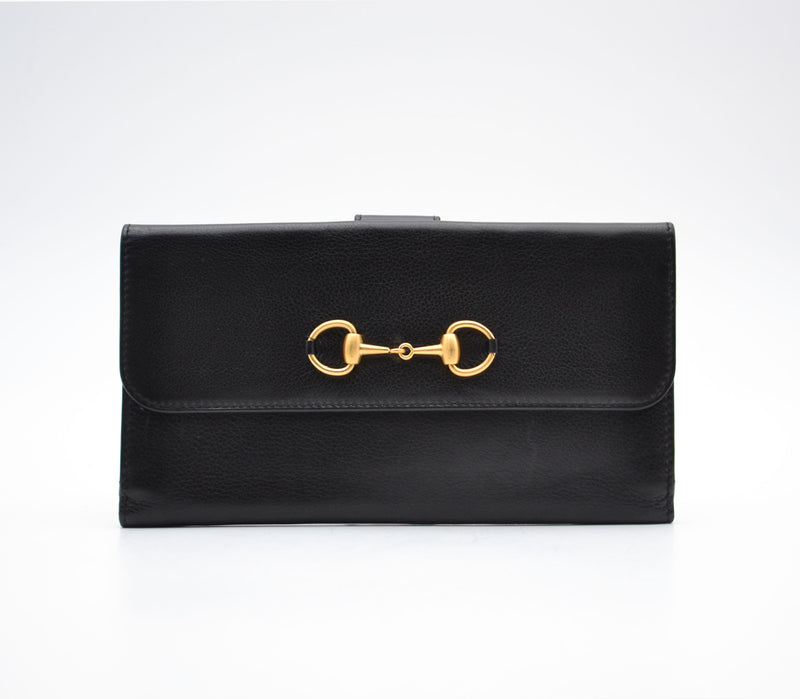 Portefeuille Gucci Horsebit Cuir